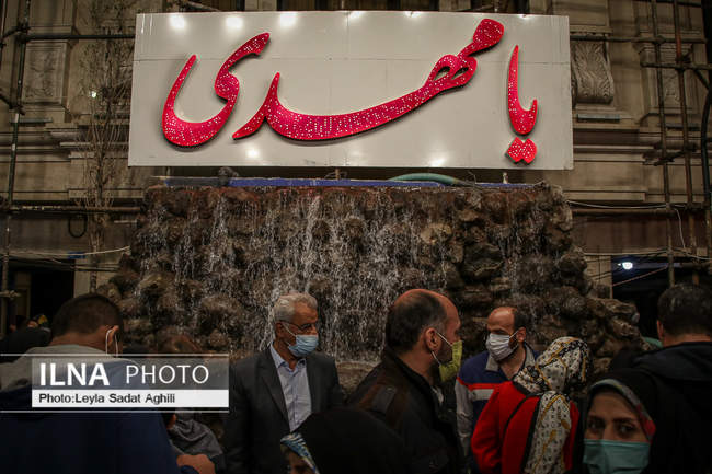 حال و هوای تهران درشب نیمه شعبان