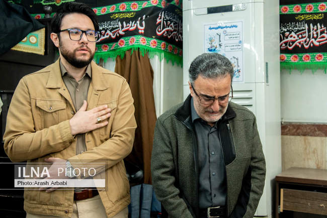 مراسم تشییع محمد تاجزاده 