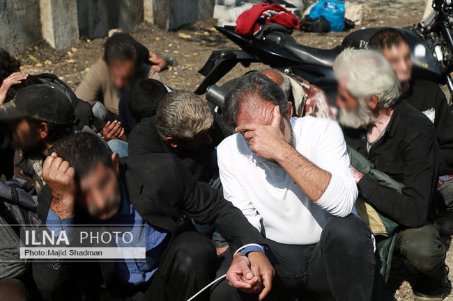 طرح جمع‌آوری معتادان متجاهر و دستگیری خرده‌فروشان مواد مخدر تهران 