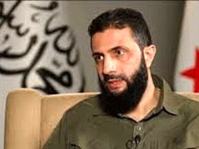 دیدار الجولانی با یک هیئت سعودی
