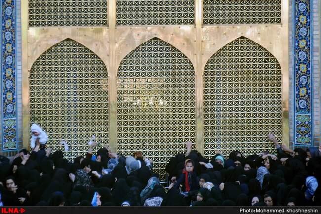 مراسم عزاداری شهادت امام رضا (ع) در مشهد مقدس
