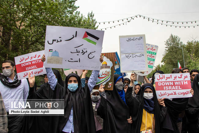 راه‍پمایی روز قدس ۱۴۰۱ در تهران/ ۳