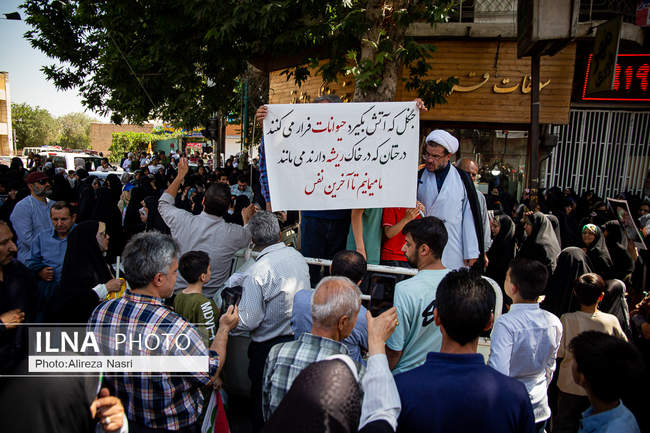 راهپیمایی جمعه خشم و نصر در قزوین