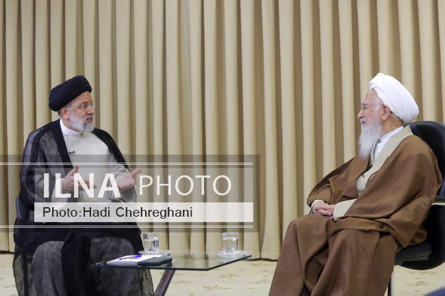 دیدار رئیس جمهور با جمعی از علما و اعضای جامعه مدرسین قم
