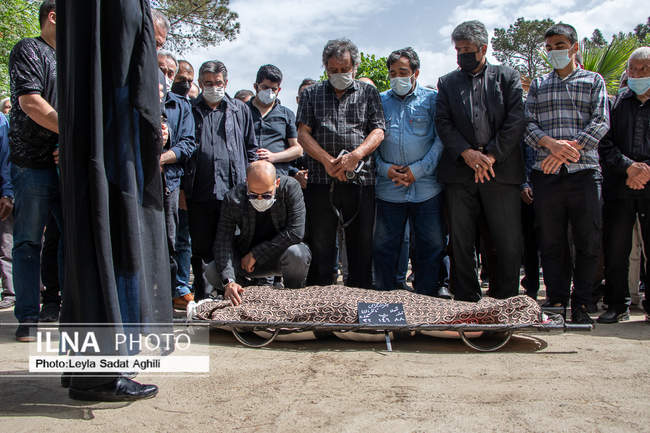 آیین تشییع و خاکسپاری پیکر مرحومه شهلا ناظریان 