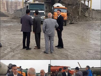 کارگاه بتن‌سازی در مهرگان باید جمع‌آوری شود 