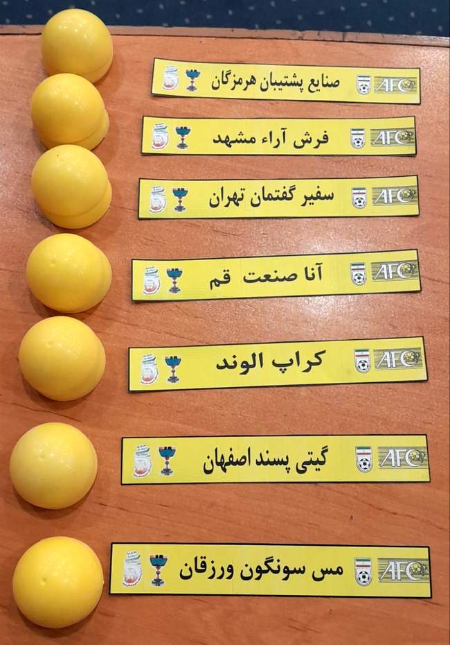 گزارش تصویری از مراسم قرعه کشی لیگ برتر فوتسال 