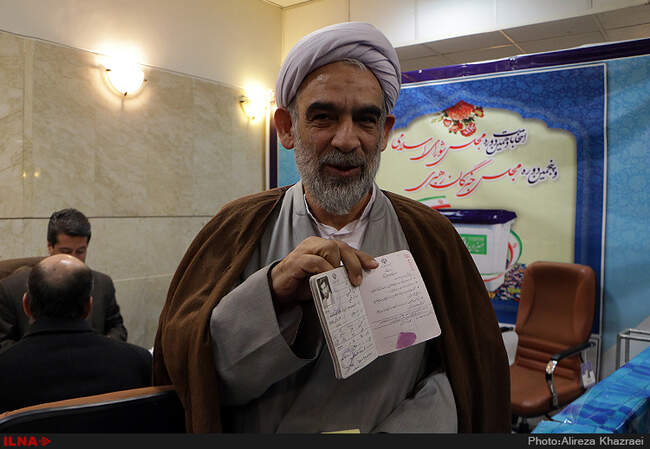 حضور آیت الله هاشمی رفسنجانی در ستاد انتخابات وزارت کشور /9