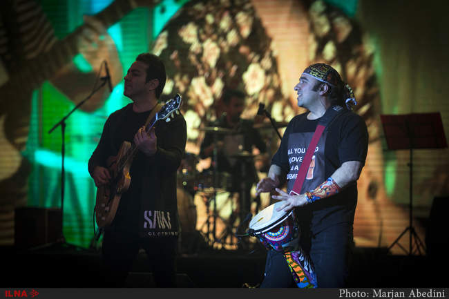 اجرای گروه سون در دومین شب از جشنواره فجر ۳۴ 