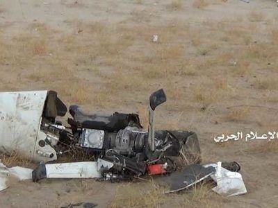 سرنگونی پهپاد جاسوسی ائتلاف متجاوز سعودی در نجران 