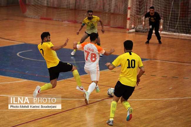برد تیم فوتسال مس سونگون برابر تیم فوتسال سپاهان 