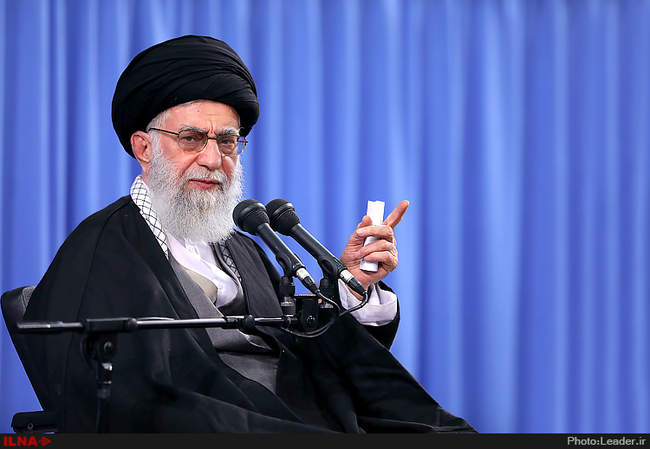 دیدار مسئولان نظام و میهمانان کنفرانس وحدت اسلامى‌ با رهبر انقلاب