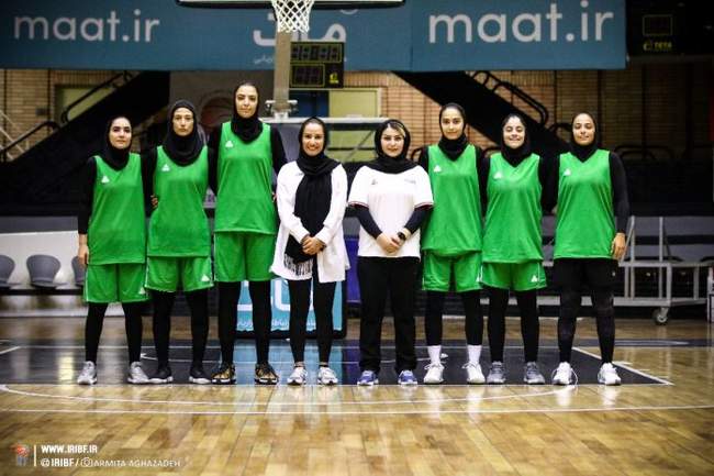 گزارش تصویری تمرین تیم ملی بسکتبال سه نفره بانوان ایران