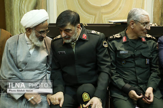 مراسم ترحیم همسر حجت‌الاسلام منتظری رئیس دیوان عالی