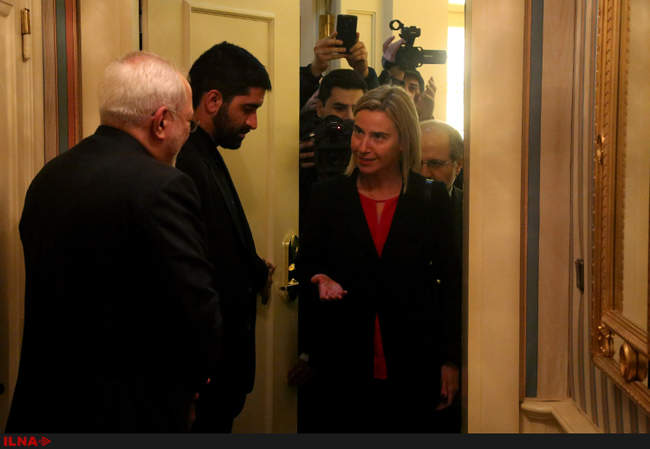 دیدارهای روز نخست محمد جواد ظریف در اجلاس سوریه در وین