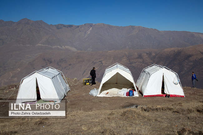 عملیات مهار آتش‌سوزی مناطق کوهستانی روستاهای دلیر و الیت
