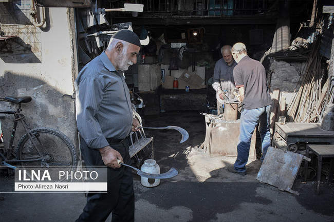 جدال پتک و آهن آهنگری سنتی در قزوین