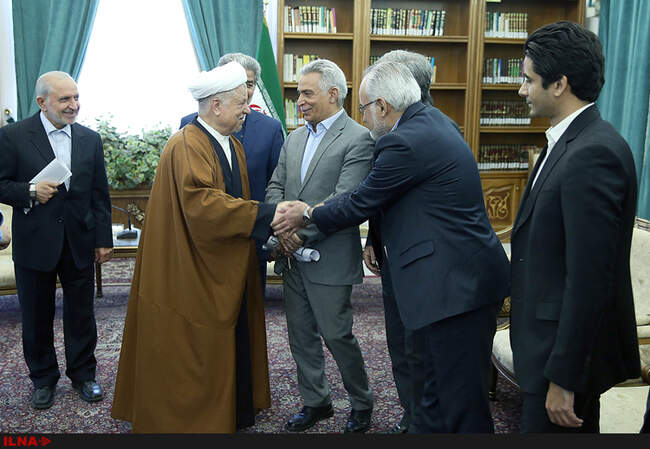 دیدار رئیس، دبیرکل و اعضای شورای سیاستگذاری کیفیت کشور با آیت‌الله هاشمی رفسنجانی