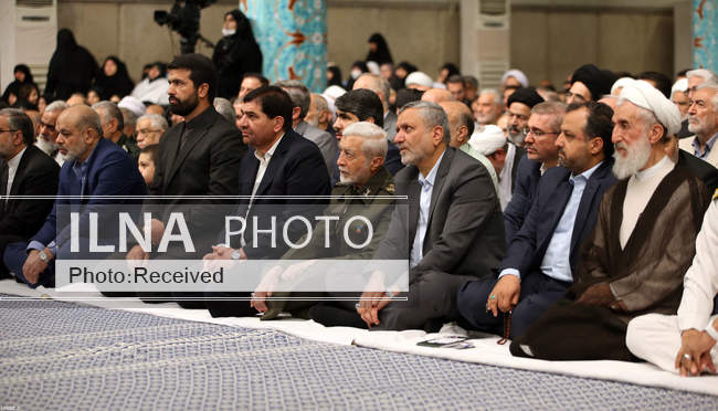 دیدار جمعی از مردم، مسئولان و مهمانان کنفرانس وحدت اسلامی با مقام مع