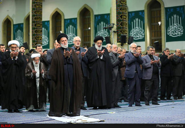 مراسم عزاداری و سوگواری شهادت حضرت فاطمه‌ی زهرا(س) با حضور رهبر انقلاب اسلامی