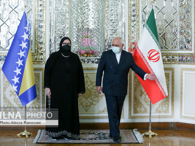 دیدار وزیر امور خارجه بوسنی و هرزگوین با محمد جواد ظریف