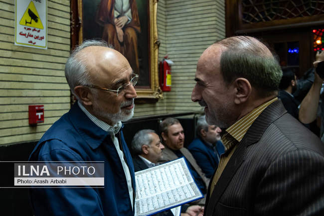 مراسم ترحیم مادر غلامعلی حداد عادل