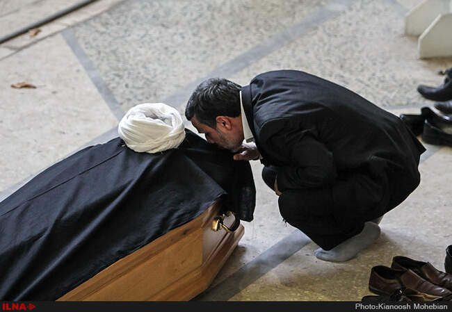 مراسم تشییع پیکر آیت الله خزعلی