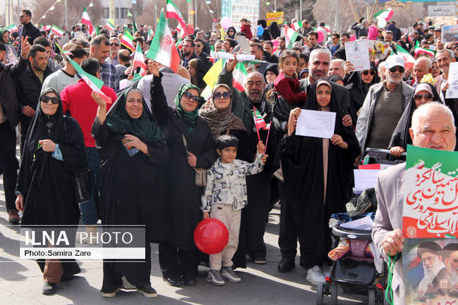 مراسم راهپیمایی ۲۲بهمن - شیراز