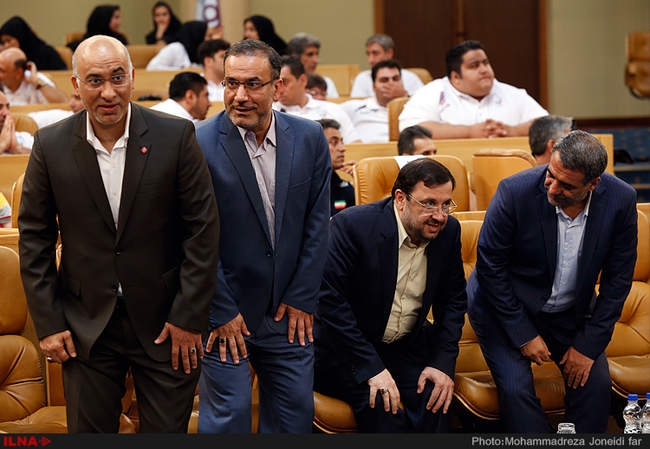 بدرقه ورزشکاران المپیکی و پارالمپیکی با حضور رئیس جمهور