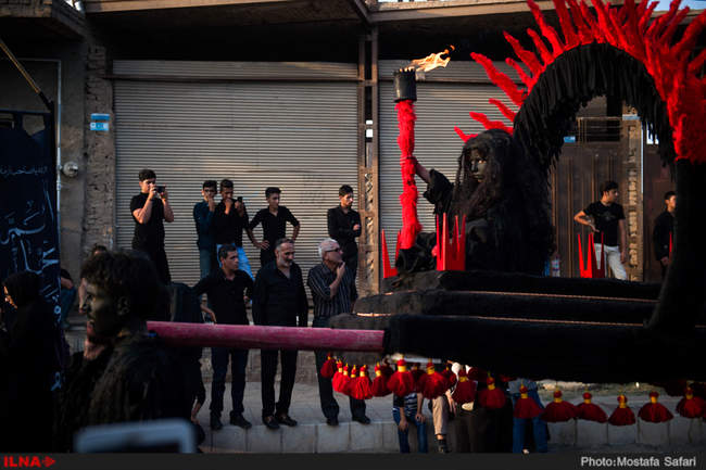 ورود نمادین کاروان امام حسین (ع) به کربلا-نوش آباد کاشان