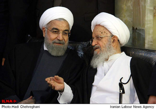 مراسم ترحیم والده رئیس جمهور در قم