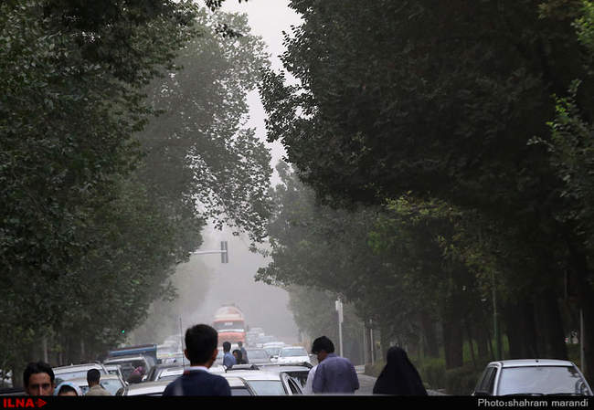 بارندگی شدید در اصفهان