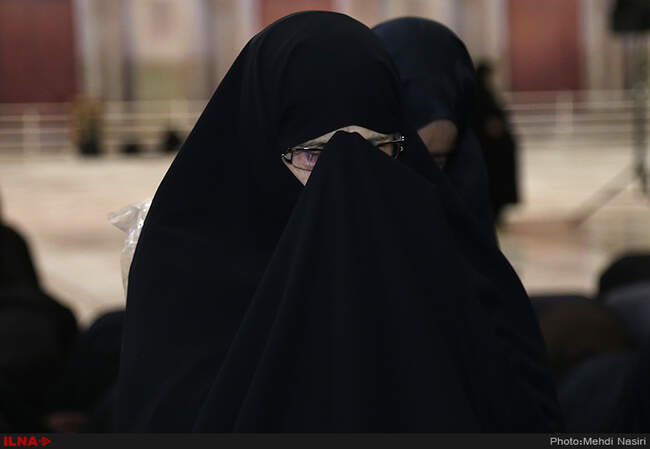 مراسم تشییع پیکر بانو مرضیه حدیدچی دباغ در حرم امام خمینی(ره) 