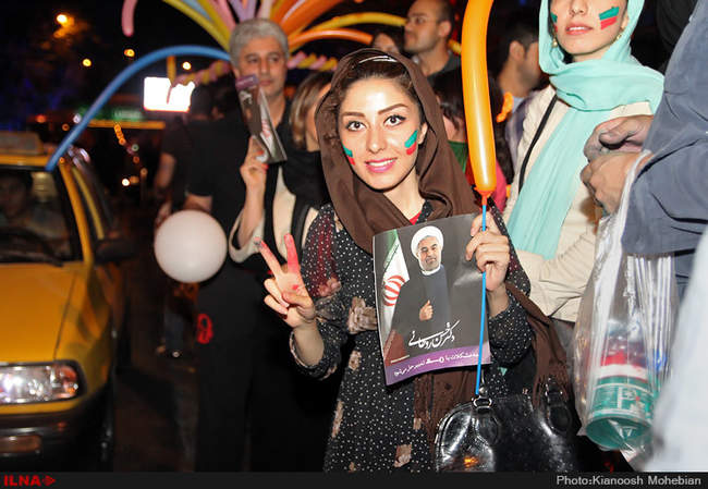 جشن هسته ای در خیابان های تهران -3