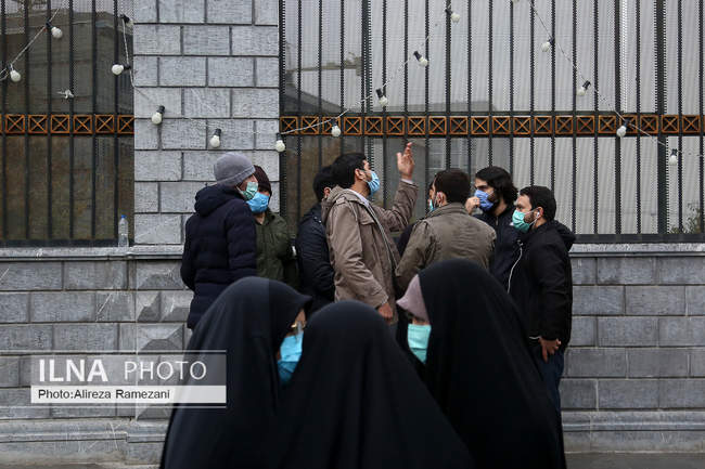 تجمع مردمی در محکومیت ترور شهید محسن فخری‌زاده