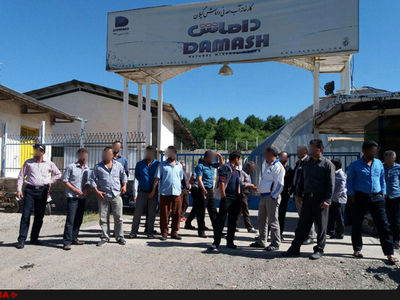۱۲ کارگر کارخانه آب معدنی داماش تعدیل شدند 
