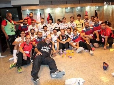 رختکن پرسپولیس بعد از برتری مقابل نفت تهران/ عکس