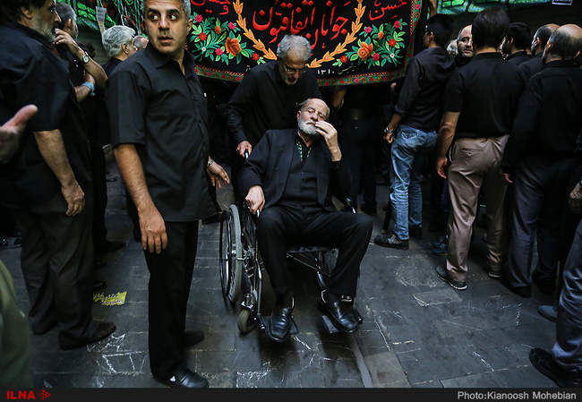 مراسم عزاداری تاسوعای حسینی در بازار تهران