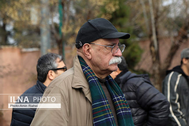 مراسم تشییع پیکر نظام الدین کیایی صدابردار پیشکسوت سینما