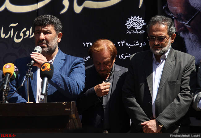  مراسم تشییع پیکر مرحوم حمید سبزواری 