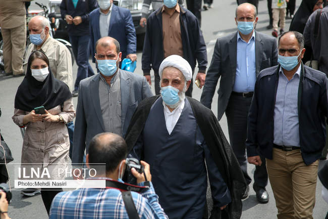 راه‍پمایی روز قدس ۱۴۰۱ در تهران/۲ 