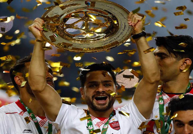 جشن قهرمانی پرسپولیس در جام حذفی (تصاویر)
