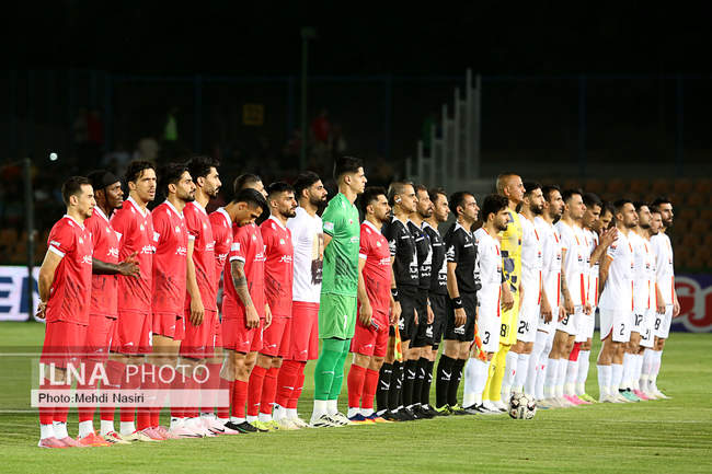 دیدار تیمهای فوتبال پرسپولیس تهران و فولاد خوزستان