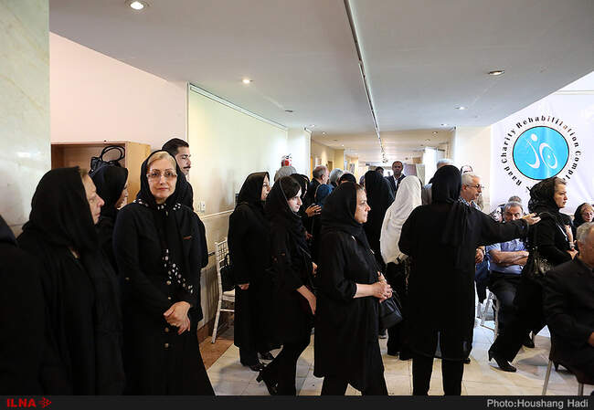 مراسم بزرگداشت مریم میرزاخانی در موسسه رعد
