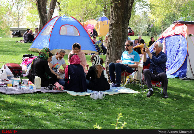 روز طبیعت در بوستان ملت تهران