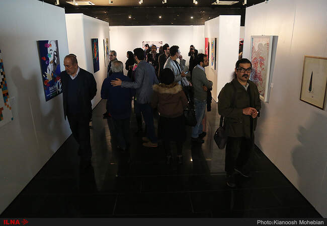 گزارش تصویری از افتتاح نگارخانه «استاد قباد شیوا» 