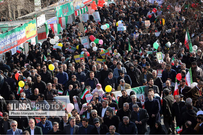 راهپیمایی بیست و دوم بهمن ۱۴۰۲ در تبریز