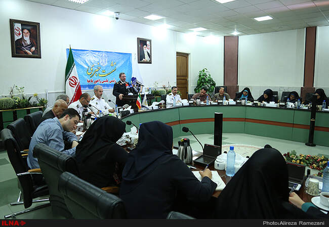 نشست خبری رئیس پلیس راهور ناجا