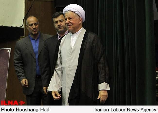 همایش تجلیل از گارگران نمونه زن با حضور آیت الله هاشمی رفسنجانی