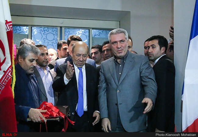 گشایش رسمی موزه لوور در تهران با حضور وزیر امور خارجه فرانسه